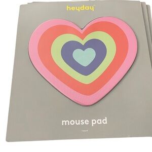 Heyday Multicolor Heart Mouse Pad